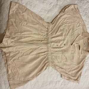 The Good Jane Tan Romper